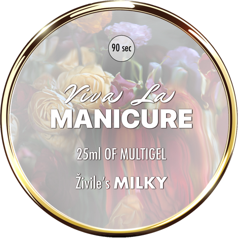 Multi Poly Gel Živilė’s MILKY 25g/50g
