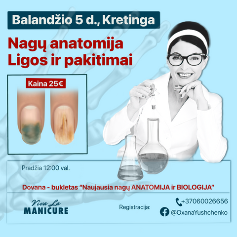 Seminaras “Nagų anatomija. Ligos ir pakitimai” Kretinga, Balandžio 5 d.