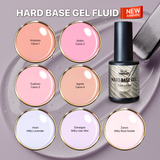Hard BASE Fluid Gel Žana’s MILKY Rose Sorbet - 10g buteliukas/ 15g indelis