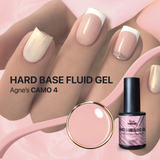 Hard BASE Fluid Gel Agne’s CAMO 4- 10g buteliukas/ 15g indelis