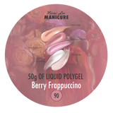 LIQUID POLYGEL LIQUID POLYGEL Berry Frappuccino 15g ir 50g indelis. Skystas poligelis.