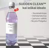 SUDDEN CLEAN™- profesionalus skystis meistrams (300ml pompa, 500ml butelis)