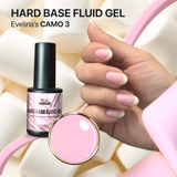 Hard BASE Fluid Gel Evelina’s CAMO 3 - 10g buteliukas/ 15g indelis