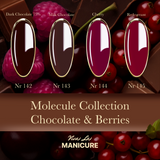 Molecule Nr 142 Gel Polish 10 ml (Juodasis šokoladas, 75%)