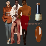 Molecule Nr 147 Gel Polish 10 ml (Tamsioji karamelė)