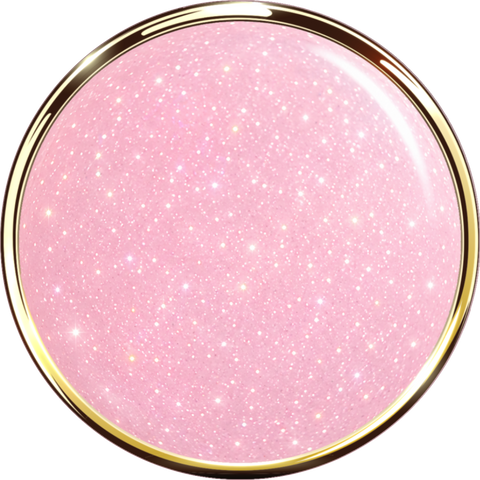 Hard BASE Fluid Gel Nastia’s Sparkle 4, Tiksotropinė formulė, su blizgučiais, 15g indelis