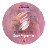 LIQUID POLYGEL LIQUID POLYGEL Berry Frappuccino 10g buteliukas, 15g indelis. Skystas poligelis.